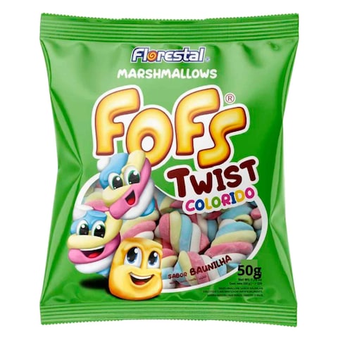 Florestal Fofs Twist Color Marshmallow 50g